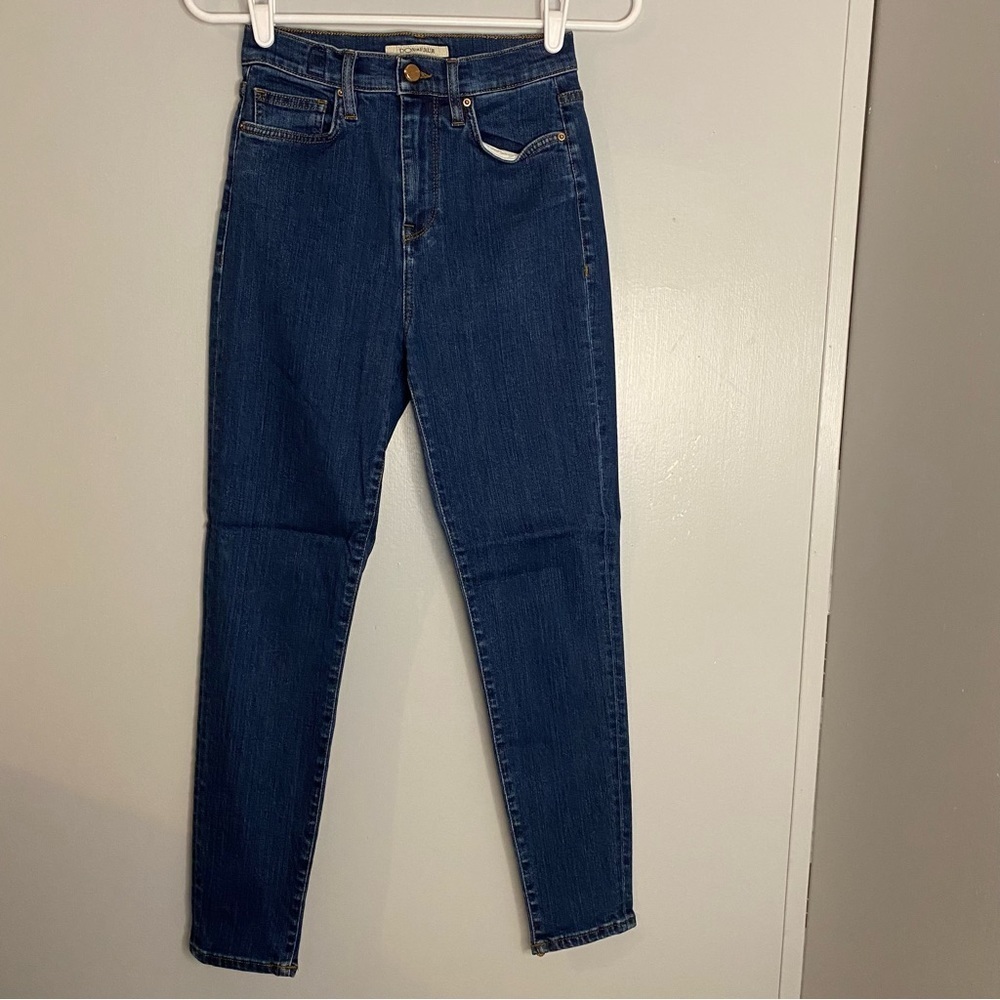 Don the Fuller Saint Tropez High Rise Straight Jeans Italian Style Size 28